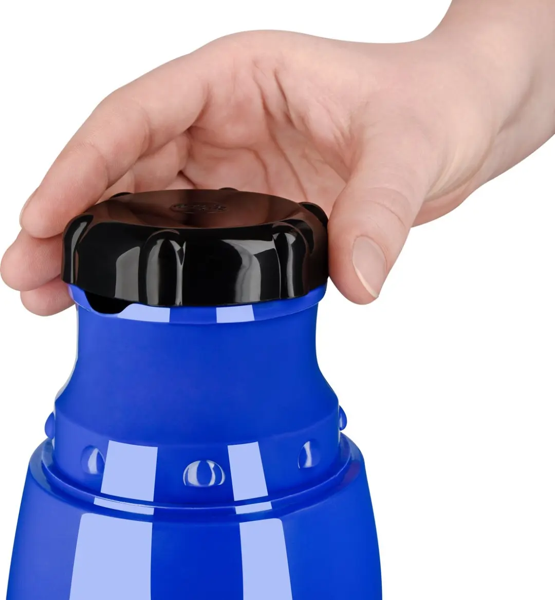 Emsa Rocket Thermosfles 0,5 liter - Blauw - afbeelding 3 van 6