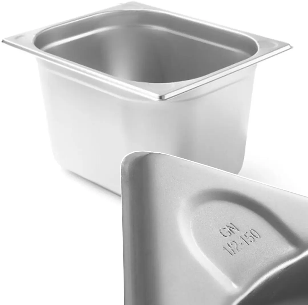 Hendi GN 1/2 Gastronorm Bak 150mm Hoogte RVS