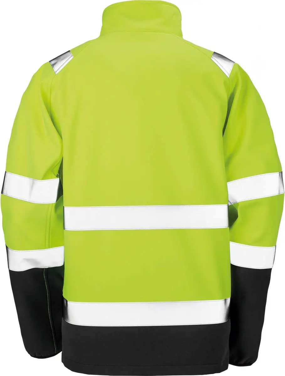 Regatta R450X Softshell Jas - Fluorescent Yellow/Black - XL - afbeelding 2 van 3