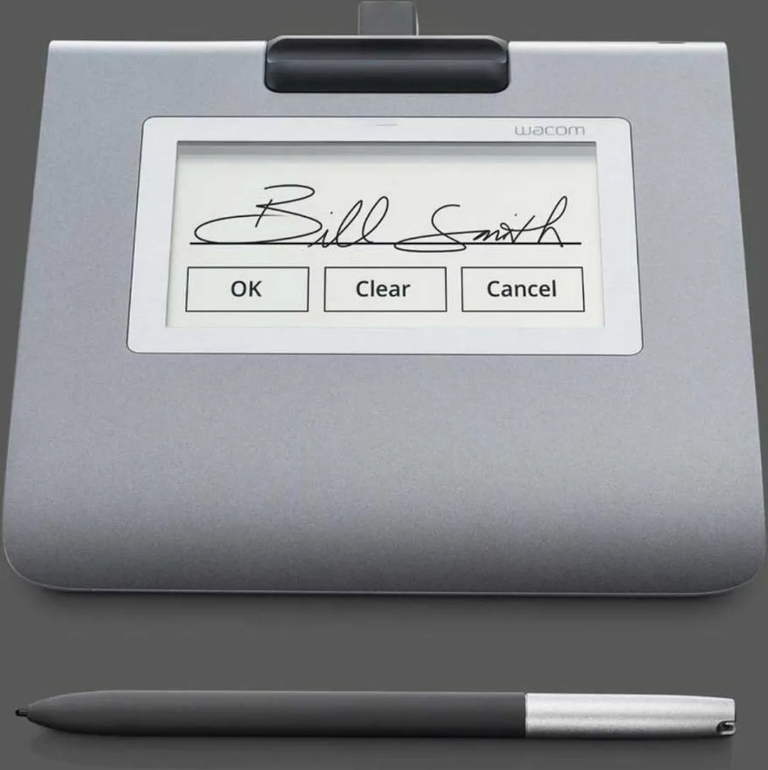 Wacom STU-430 Sign Pro PDF Tekentablet - Zwart/Grijs