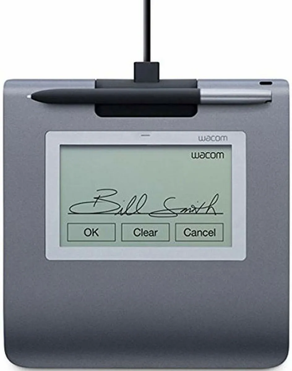 Wacom STU-430 Sign Pro PDF Tekentablet - Zwart/Grijs