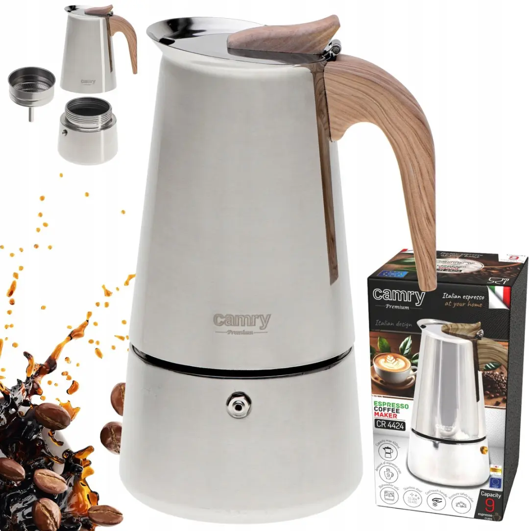 RVS Espressokoffiezetter 350ml