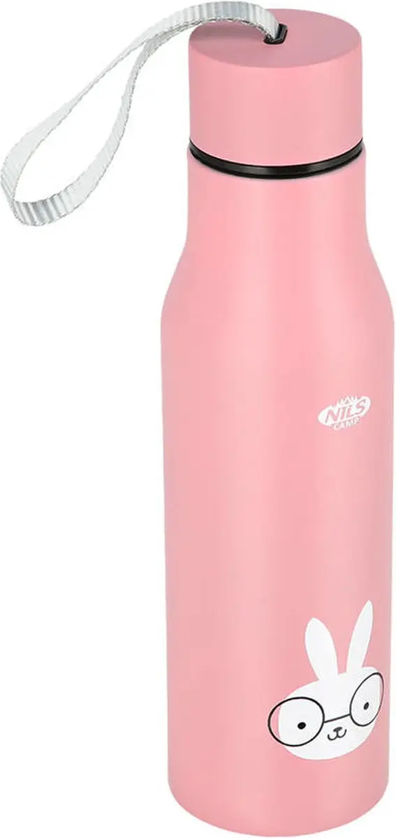 Nils NCB12 Isothermische Drinkfles 500ml - Bunny Roze - afbeelding 6 van 6