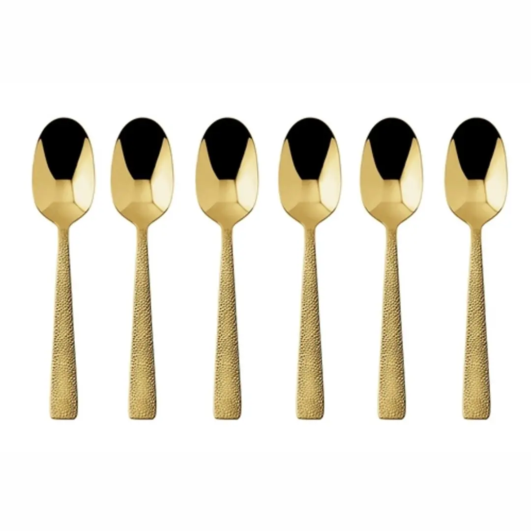Theelepel Sambonet Siena PVD Gold (6-Delig)