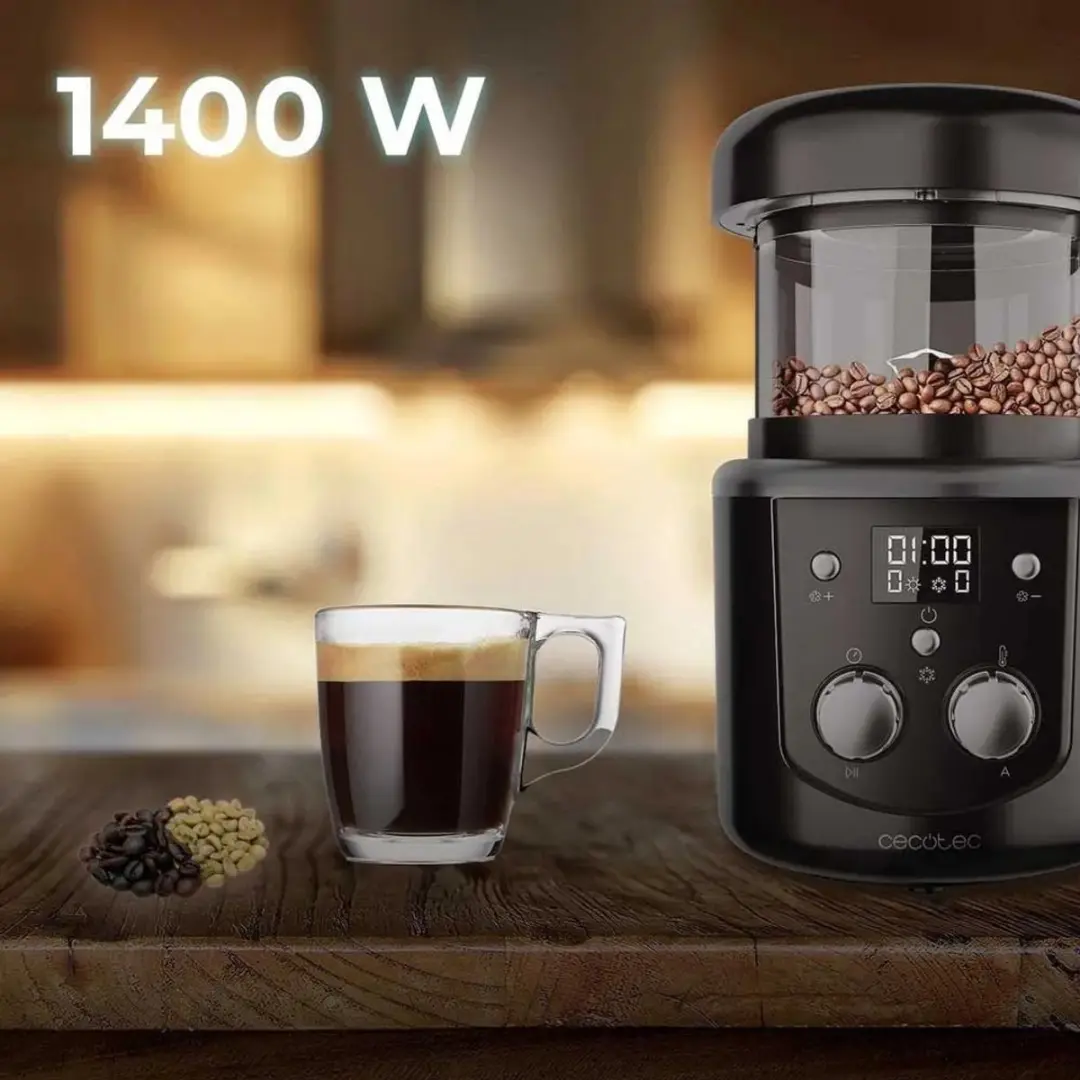 Cecotec Roaster Booster Koffieboonrooster - 1400W - Zwart - afbeelding 3 van 4