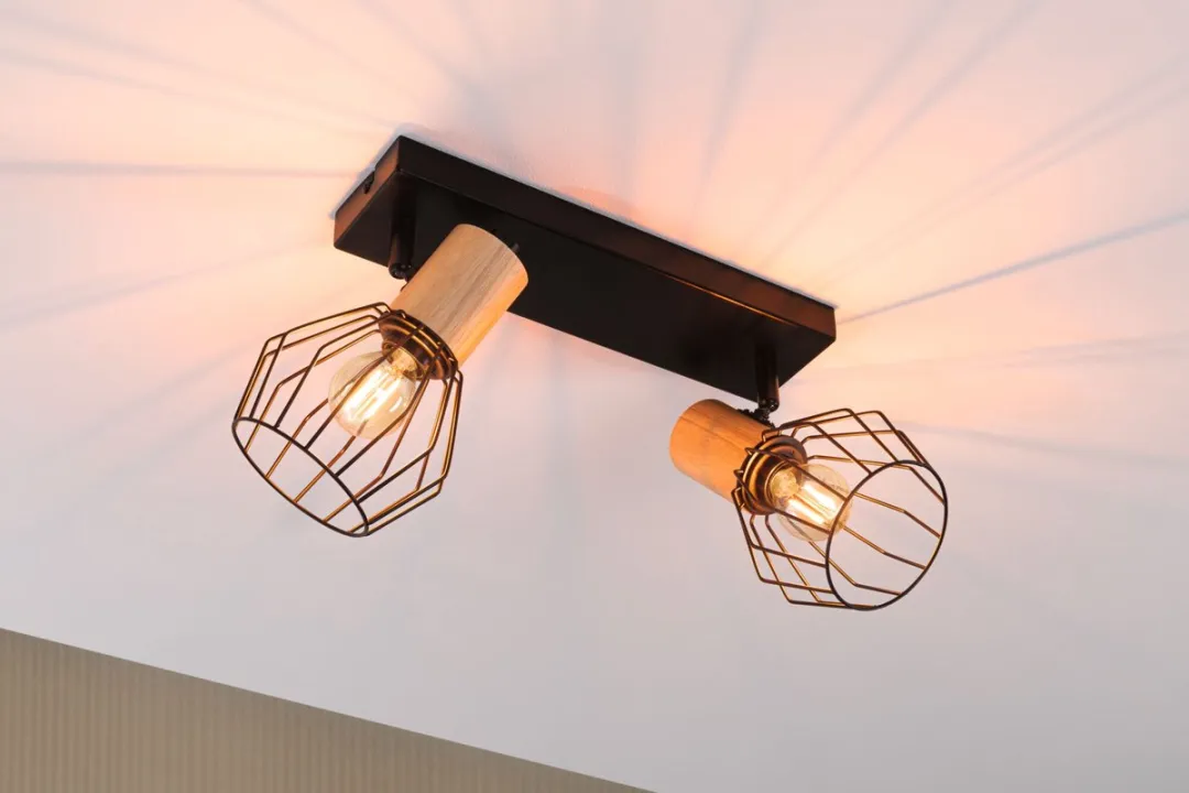 Paulmann Spotlight Lanka E14 2x20W Dimbaar - Zwart - afbeelding 6 van 6