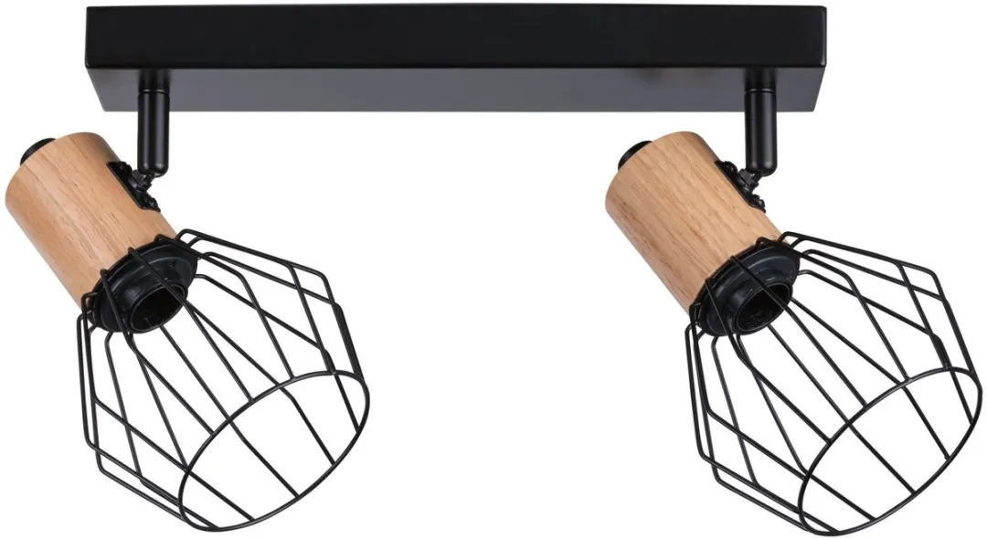 Paulmann Spotlight Lanka E14 2x20W Dimbaar - Zwart