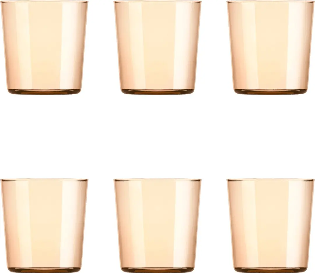 Onis Cidra Tumbler 37cl Geel - Set van 6 - afbeelding 4 van 6
