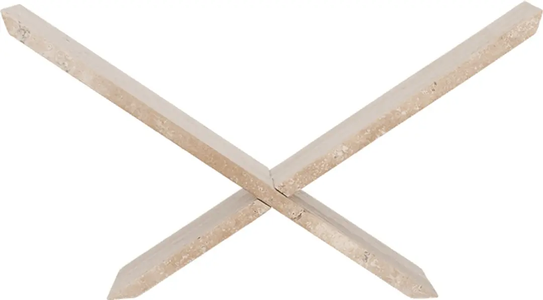 Urban Nature Culture Boekenstandaard Travertine 52 x 17 x 25cm