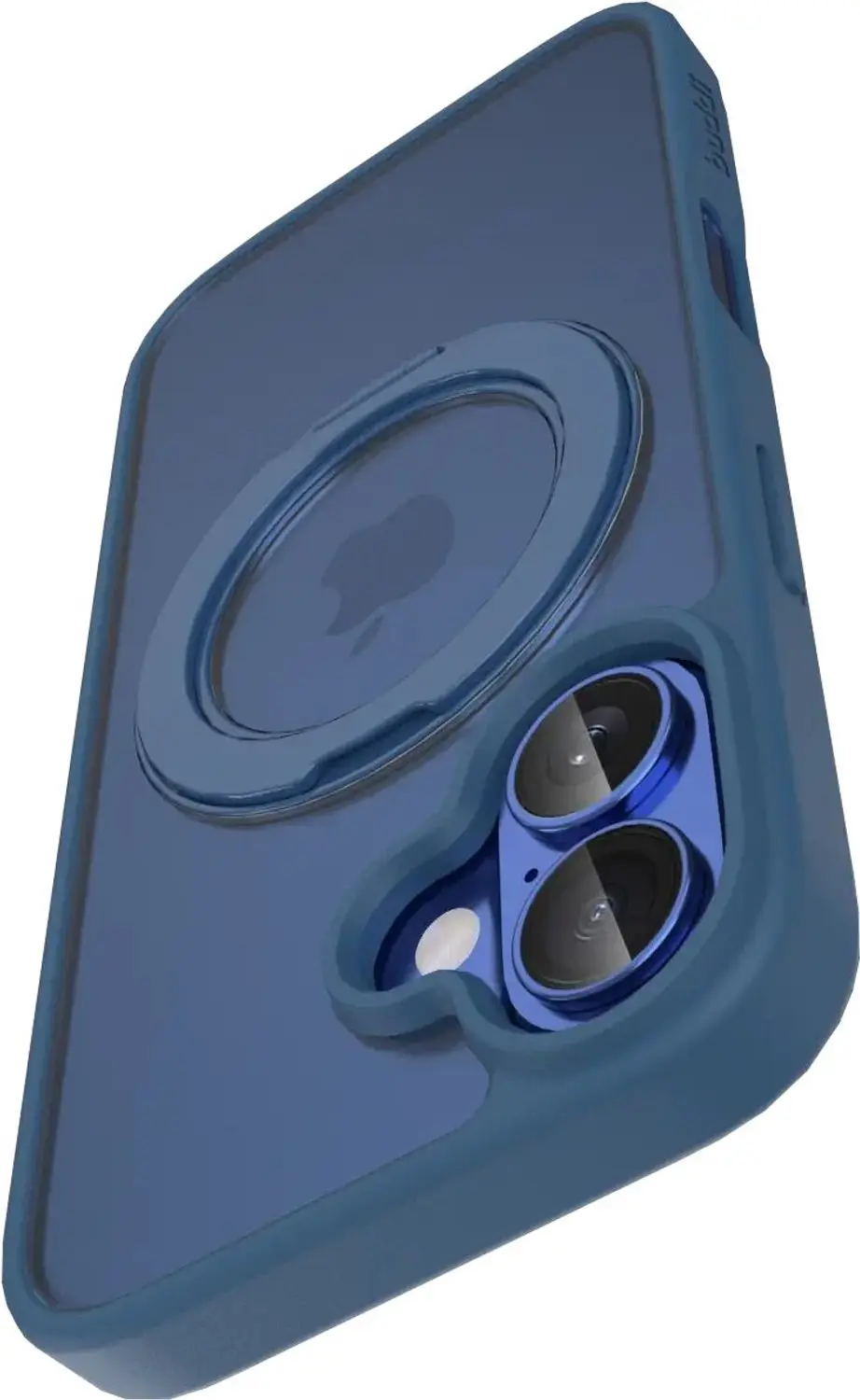 Buddi Frost Hoesje iPhone 16 - MagSafe - Mat Donker Blauw - afbeelding 6 van 6