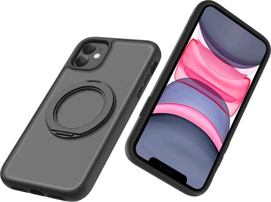 Buddi Frost Hoesje iPhone 11 - MagSafe - Mat Zwart - afbeelding 3 van 6