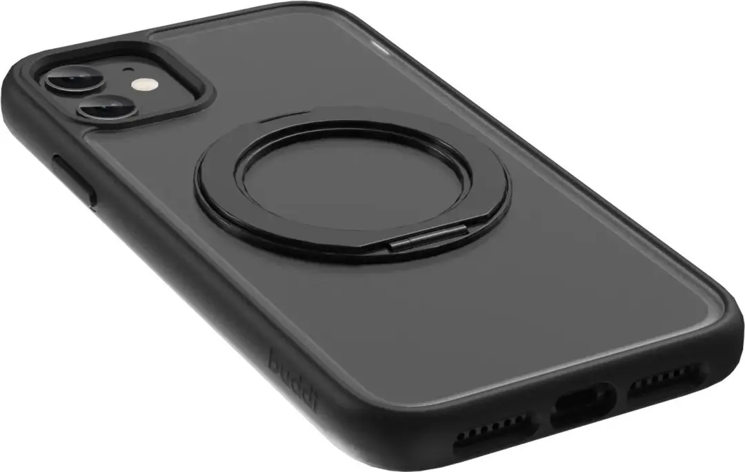 Buddi Frost Hoesje iPhone 11 - MagSafe - Mat Zwart - afbeelding 5 van 6