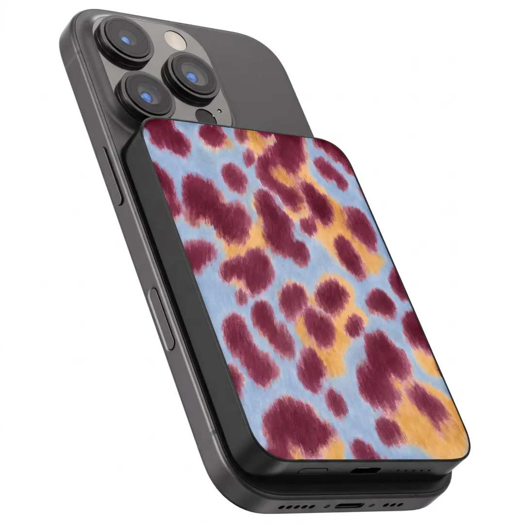 Selencia Vivid Powerbank 5.000 mAh - Draadloos 15W - Rebel Crush - afbeelding 2 van 6