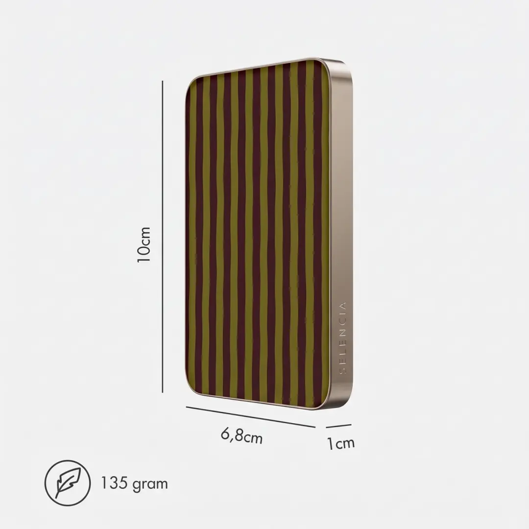 Selencia Vivid Powerbank 5.000 mAh - MagSafe en Qi - 15W - afbeelding 6 van 6