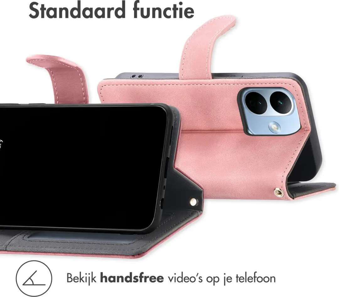 imoshion Bookcase Hoesje Redmi Note 17 Pro - Roze - afbeelding 6 van 6