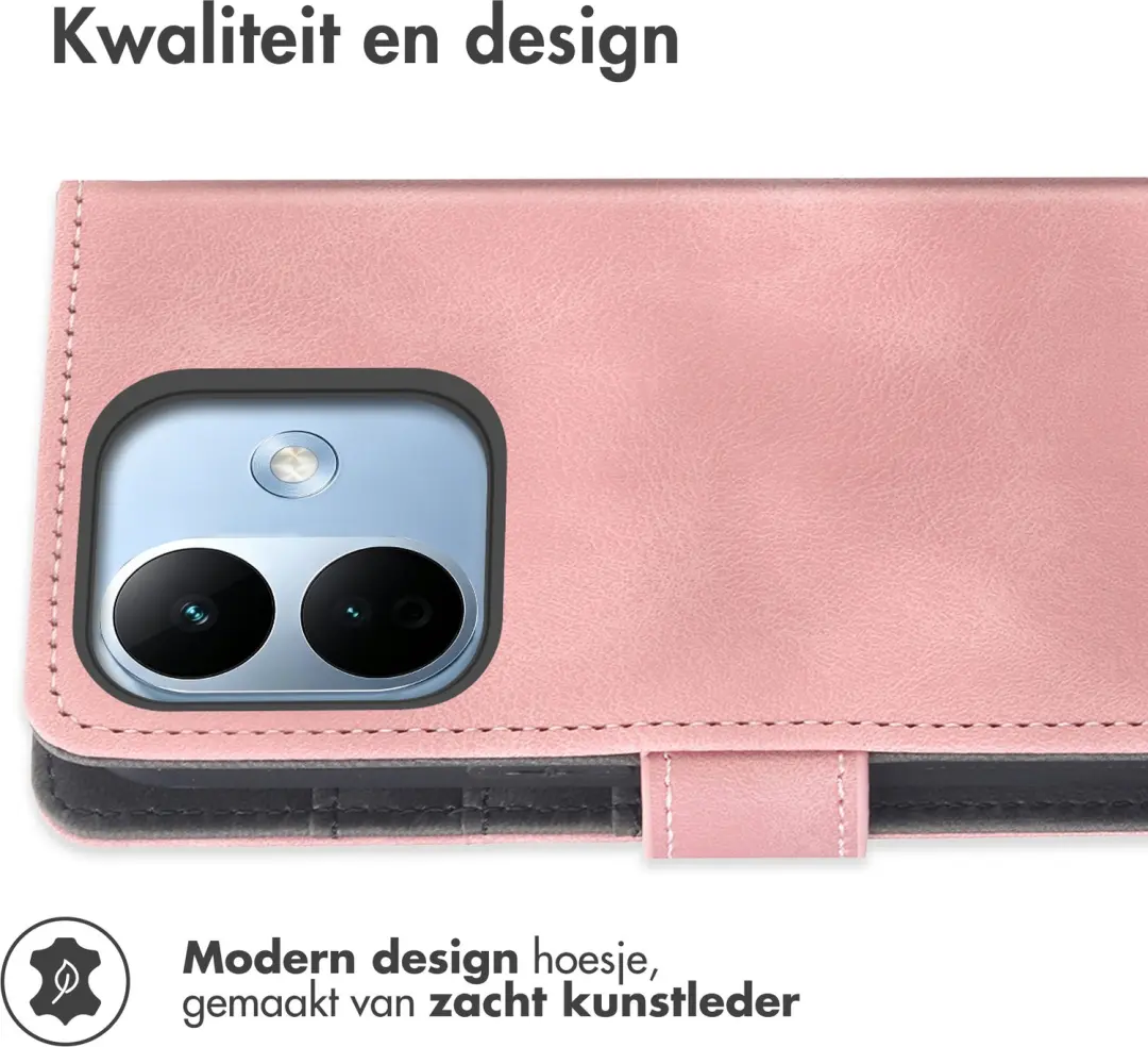 imoshion Bookcase Hoesje Redmi Note 17 Pro - Roze - afbeelding 5 van 6
