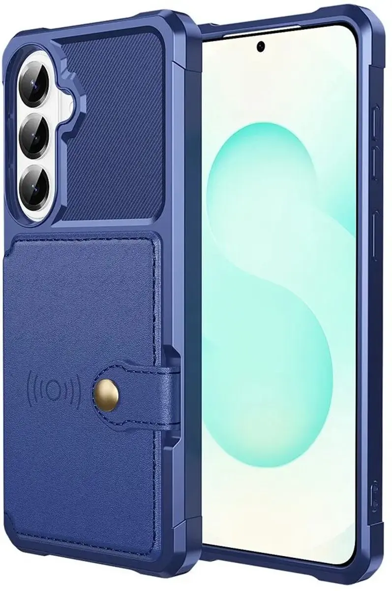 Samsung Galaxy A27 Portemonnee Hoesje - Blauw - afbeelding 4 van 6