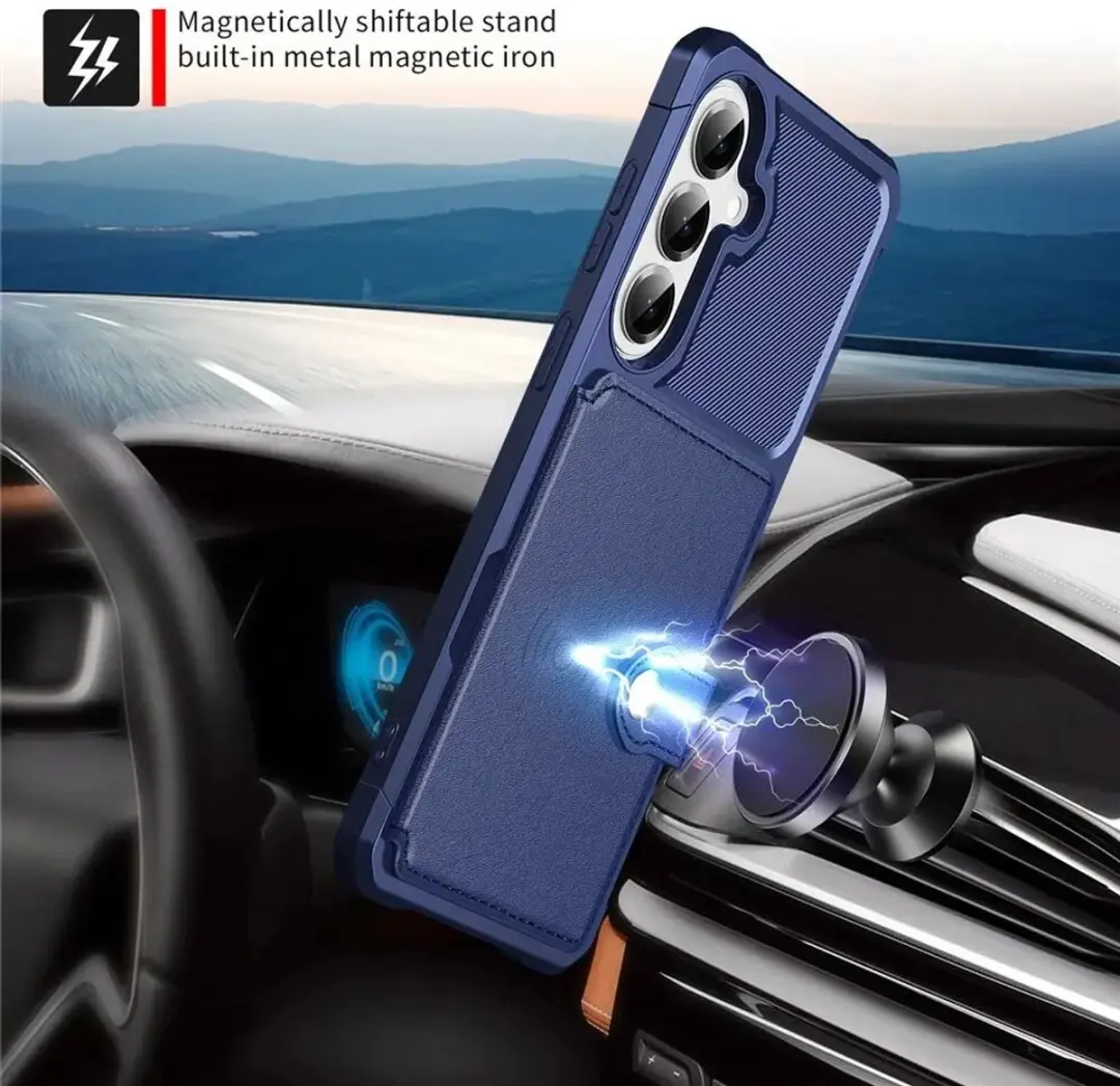 Samsung Galaxy A27 Portemonnee Hoesje - Blauw - afbeelding 5 van 6