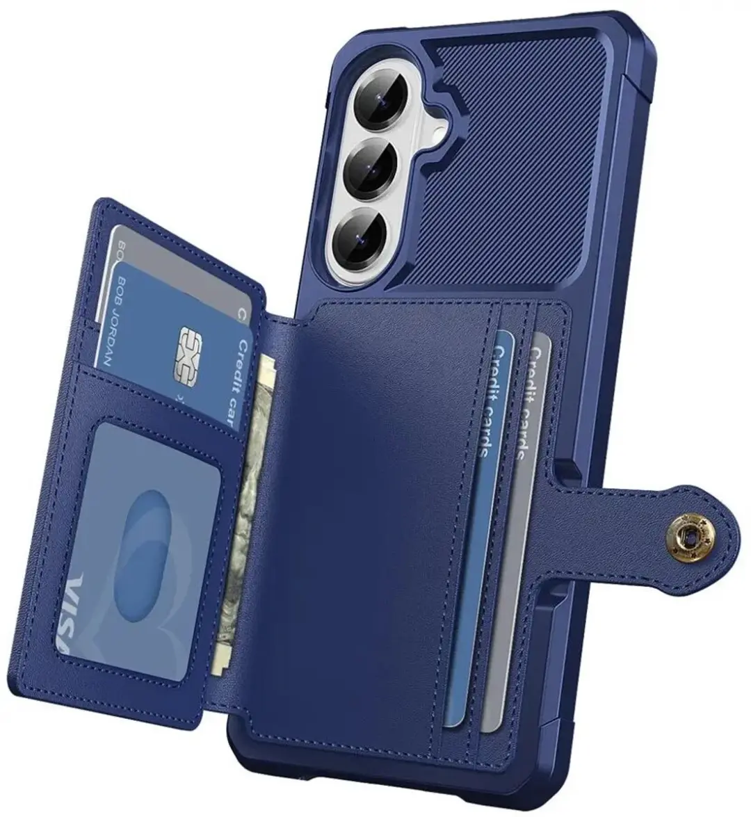 Samsung Galaxy A27 Portemonnee Hoesje - Blauw - afbeelding 6 van 6