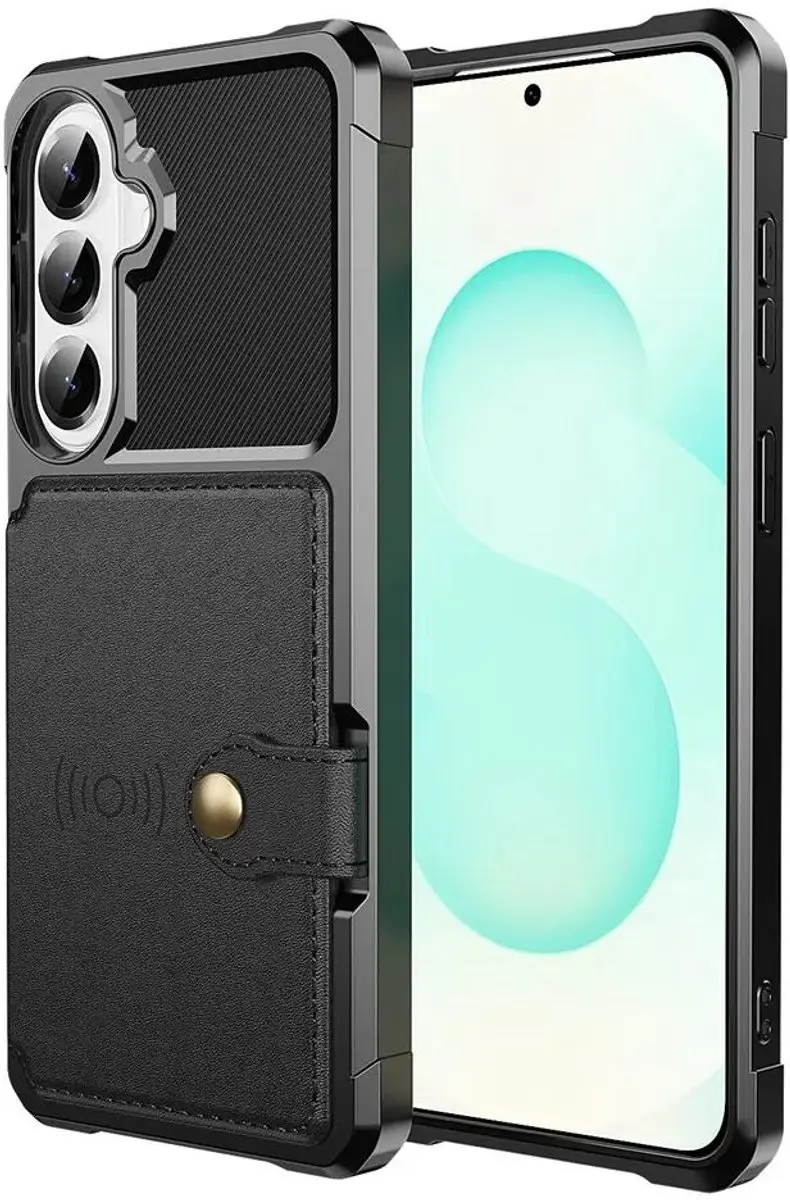 Samsung Galaxy A27 Portemonnee Hoesje - 4 Pasjes - Zwart - afbeelding 3 van 3