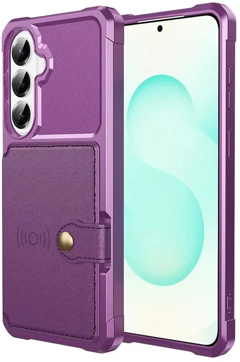 Portemonnee Hoesje Samsung Galaxy A27 - 4 Pasjes - Paars - afbeelding 5 van 6