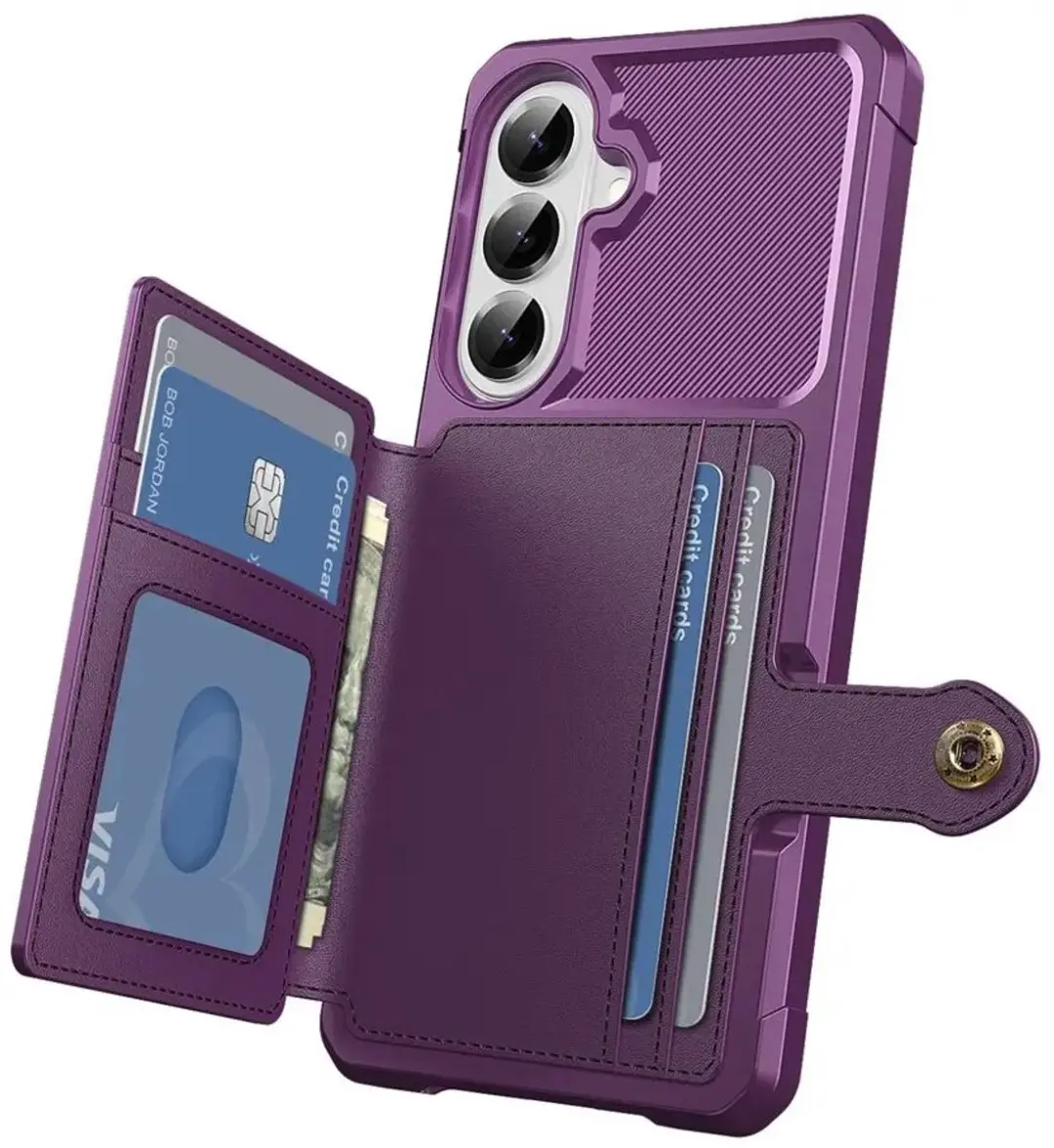 Portemonnee Hoesje Samsung Galaxy A27 - 4 Pasjes - Paars - afbeelding 3 van 6