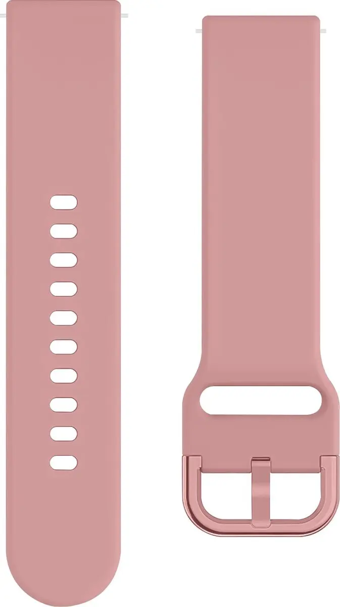 SBG Universeel Smartwatch Bandje 20MM Siliconen Licht Roze - afbeelding 4 van 6