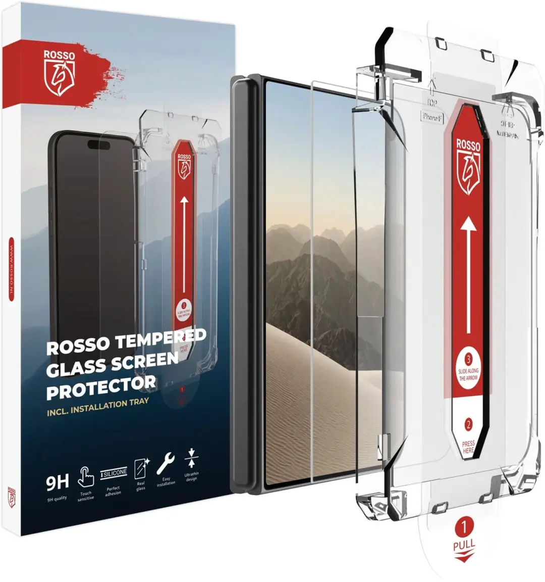 Rosso Screenprotector iPhone Duo