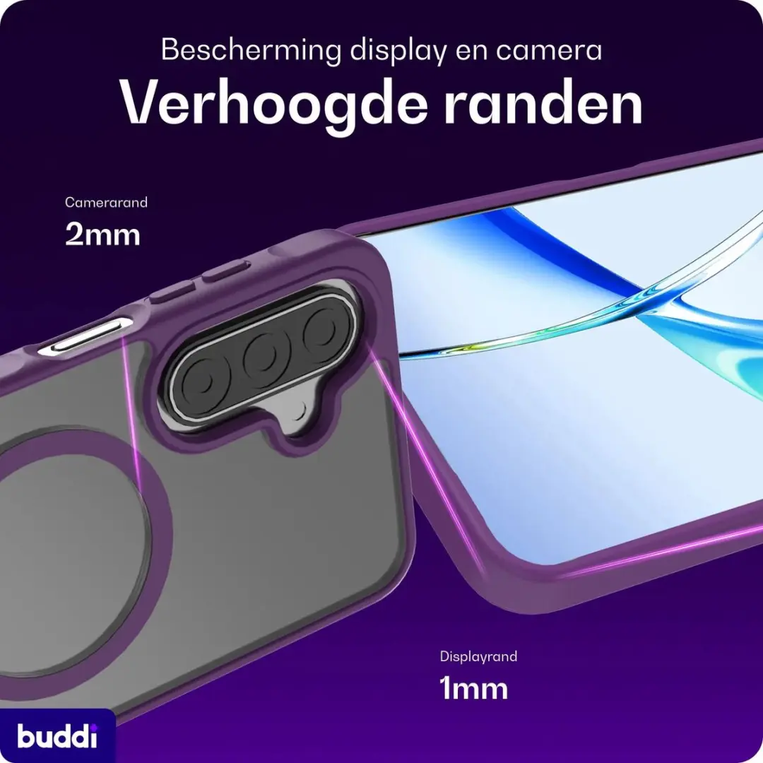 Buddi Frost Hoesje Galaxy A17/A26/A16 - MagSafe - Paars - afbeelding 5 van 6