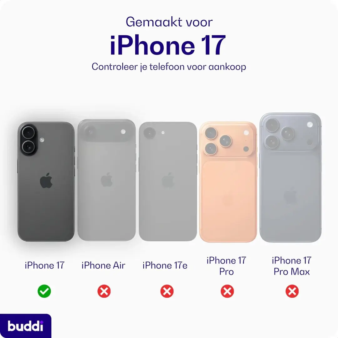 Buddi Frost Hoesje iPhone 17 - MagSafe - Mat Groen - afbeelding 2 van 6