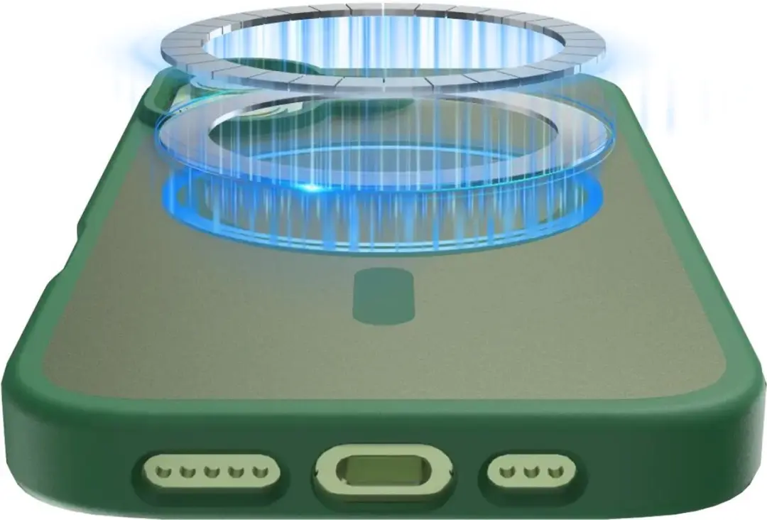 Buddi Frost Hoesje iPhone 17 - MagSafe - Mat Groen - afbeelding 3 van 6