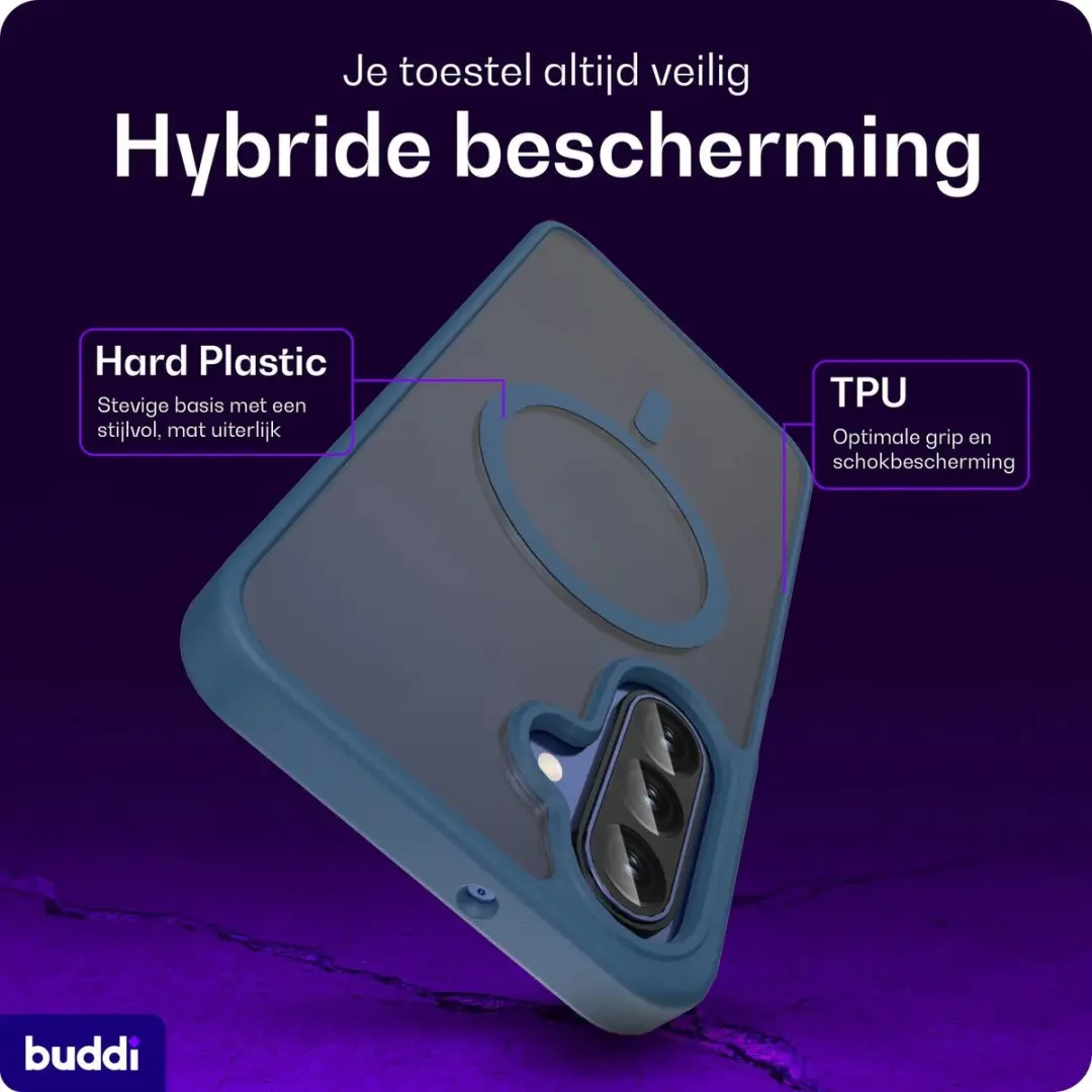 Buddi Frost Hoesje Galaxy A17/A26/A16 - Donker Blauw - afbeelding 2 van 6
