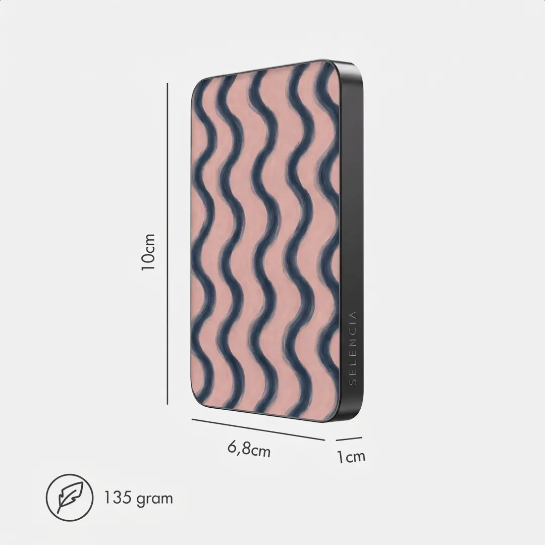 Selencia Vivid Powerbank 5.000 mAh - MagSafe en Qi - 15W - afbeelding 6 van 6