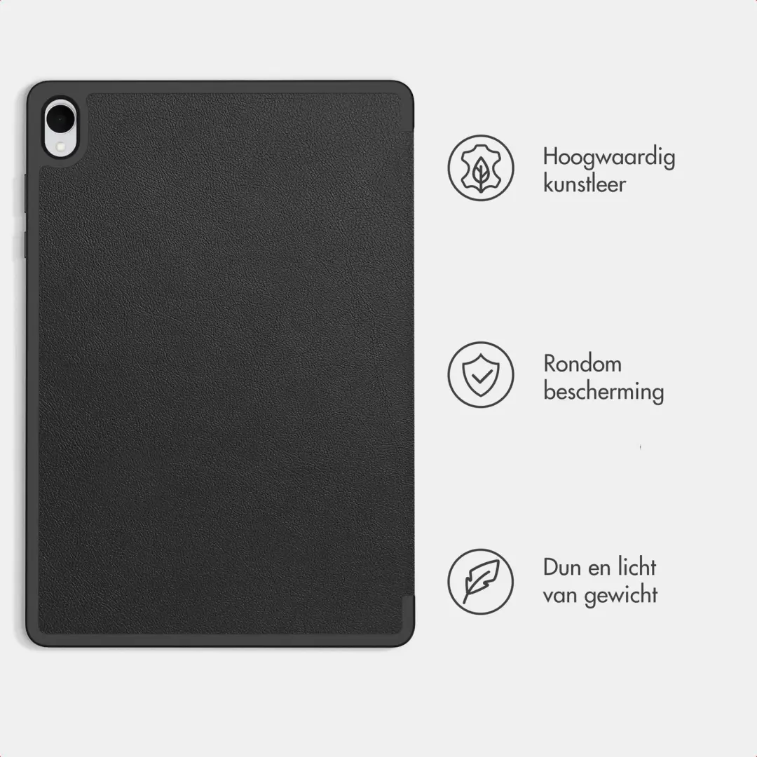 imoshion Trifold Bookcase Galaxy Tab S12 Plus - Zwart - afbeelding 4 van 6