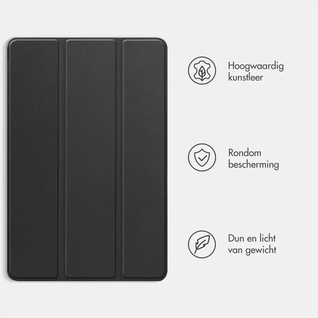 imoshion Trifold Bookcase Galaxy Tab S12 Plus - Zwart - afbeelding 3 van 6