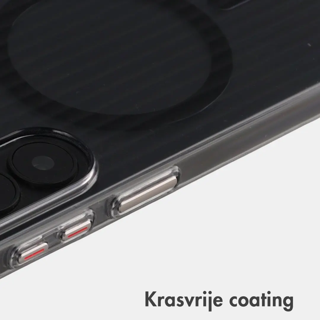 Accezz Lite Backcover Samsung Galaxy S26 Hoesje - Fluted - Glossy Black - afbeelding 4 van 6