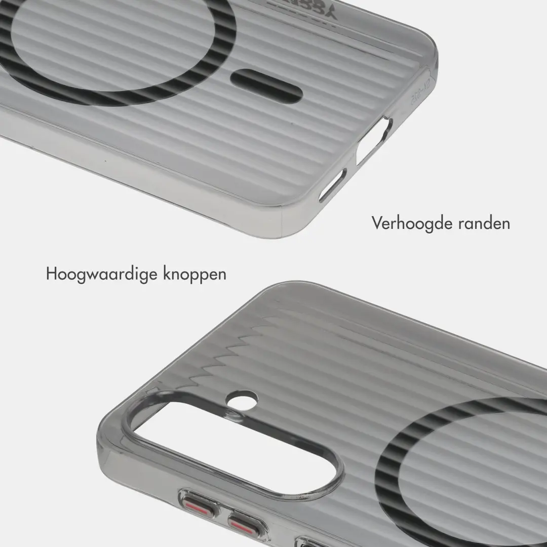 Accezz Lite Backcover Samsung Galaxy S26 Hoesje - Fluted - Glossy Black - afbeelding 5 van 6