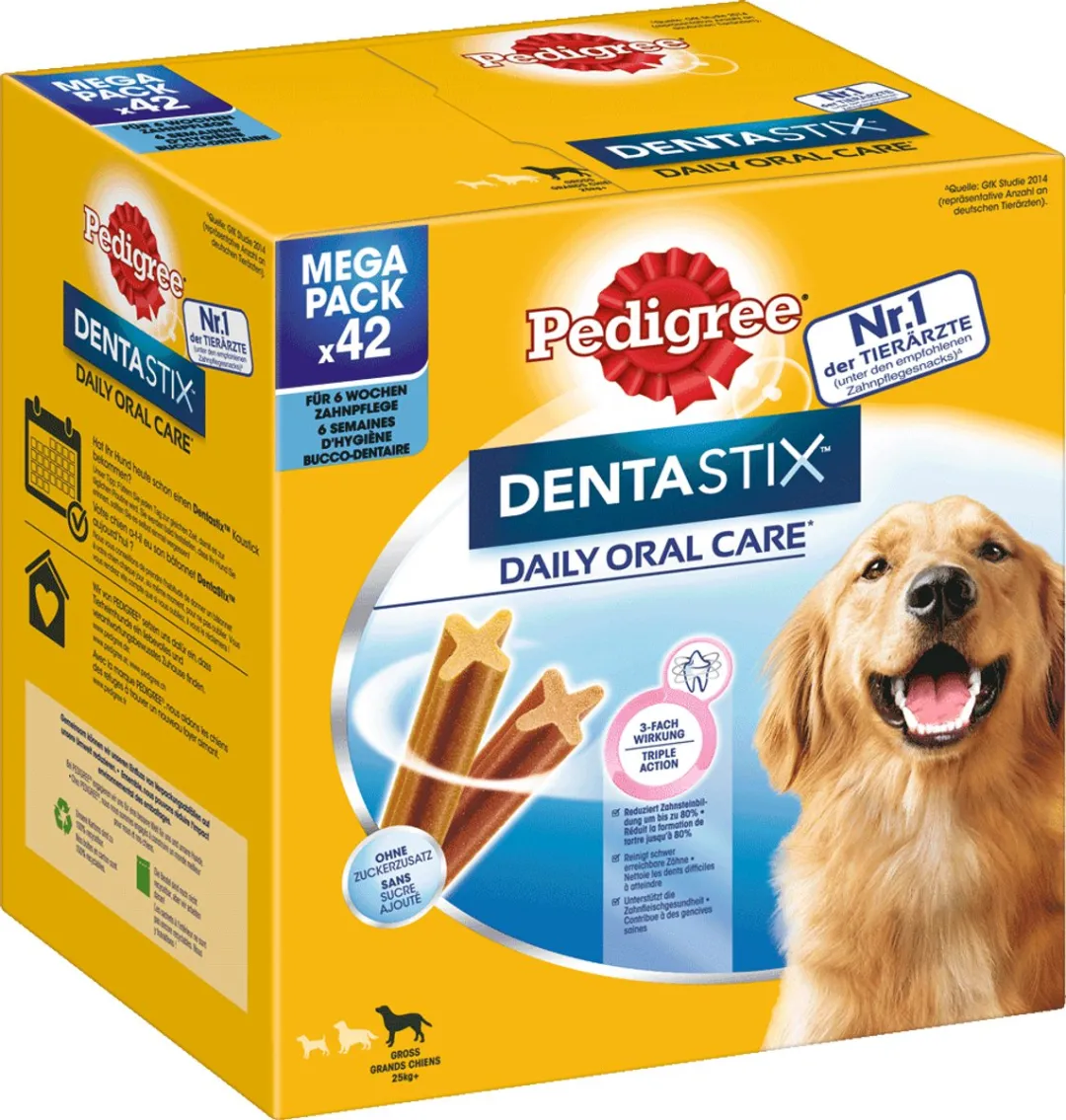 Pedigree DentaStix Daily Grote Honden - 42 Stuks