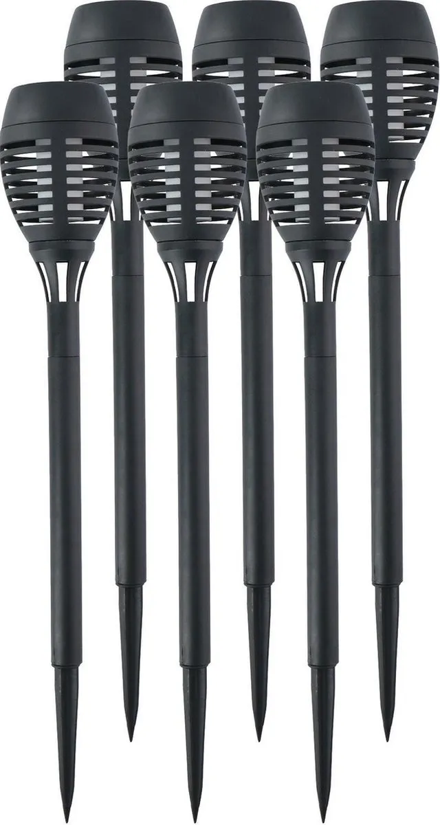 Grundig Solar Tuinlamp Fakkel 6 Stuks