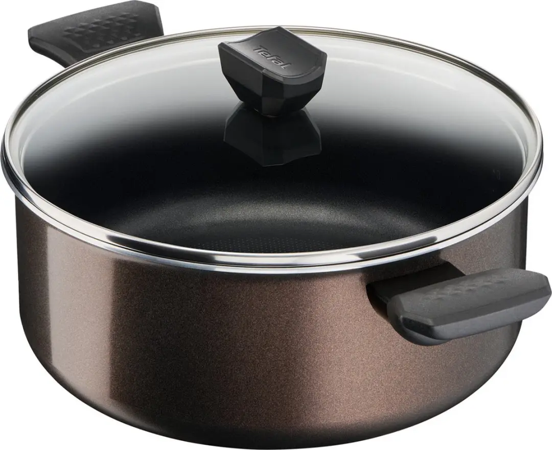 Tefal B5544602 Pan + Steelpan 24cm - Zwart - afbeelding 4 van 6