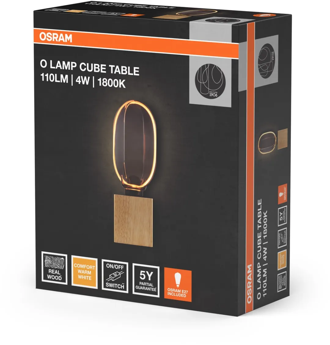 Osram Vintage 1906 Table Luminaire O Lamp 4W E27 - Warm wit