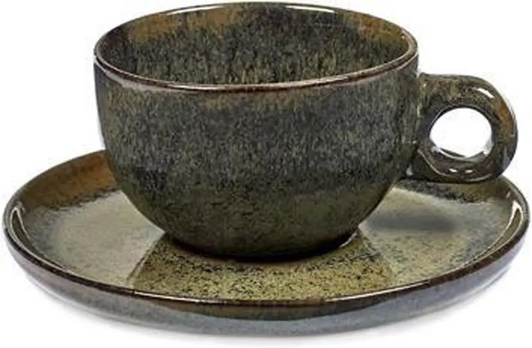 Serax Surface by Sergio Herman Cappuccino Kopjes met Schotel