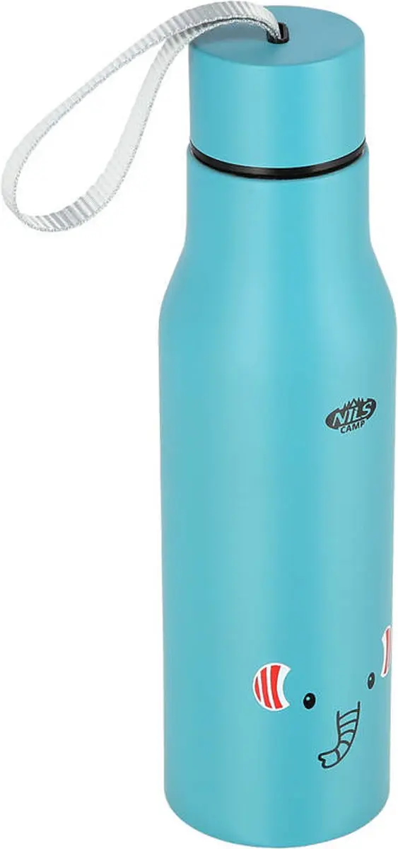 Nils Camp NCB12 Isothermische Drinkfles - 500ml - Blauw - afbeelding 2 van 6