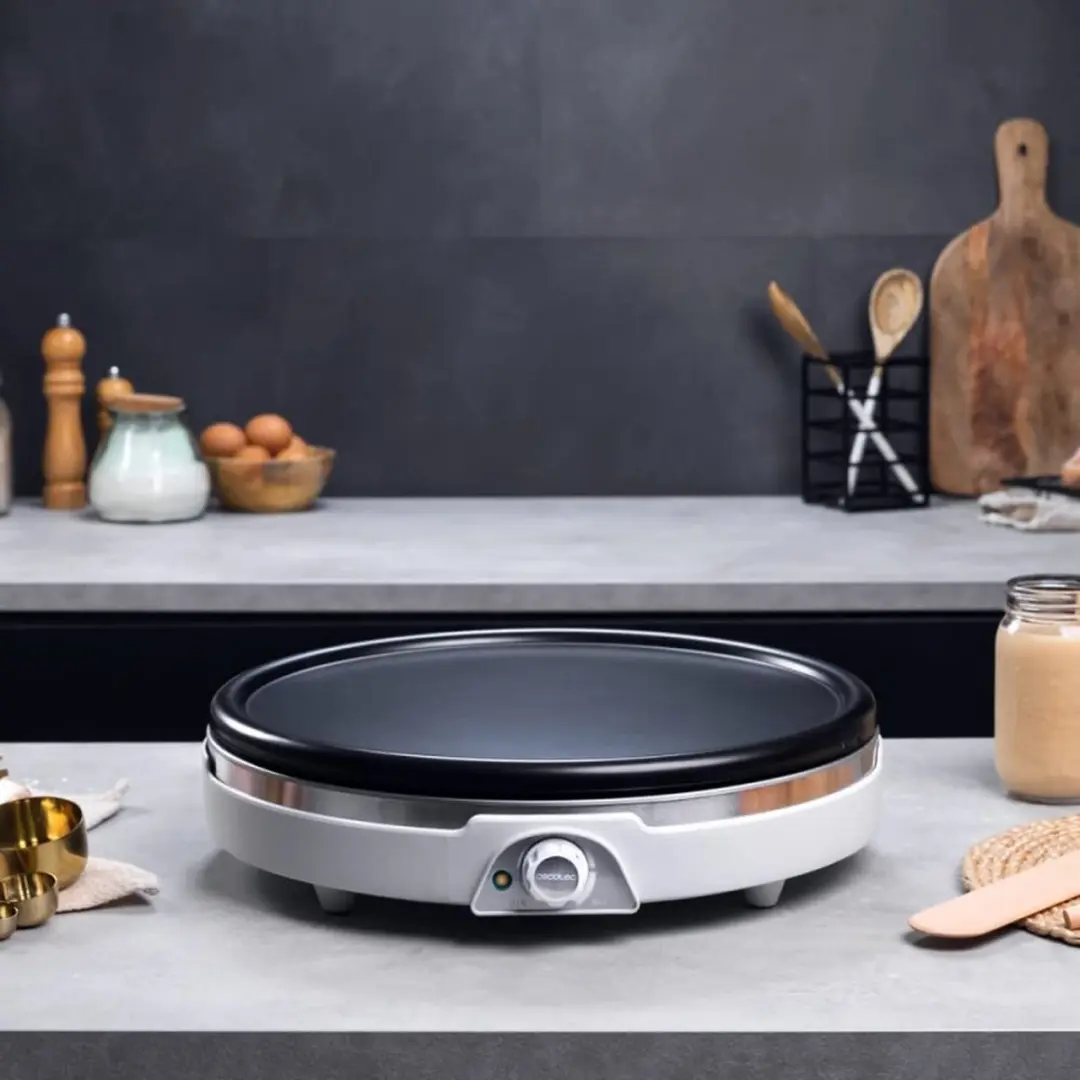 Cecotec Fun Crepestone XL Inox Crepemaker - 1350W - 38cm - afbeelding 6 van 6