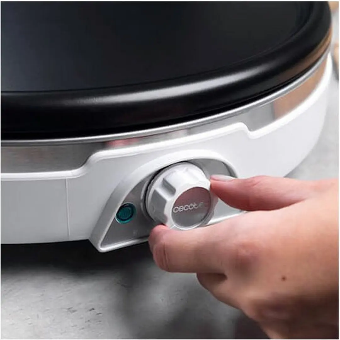 Cecotec Fun Crepestone XL Inox Crepemaker - 1350W - 38cm - afbeelding 3 van 6