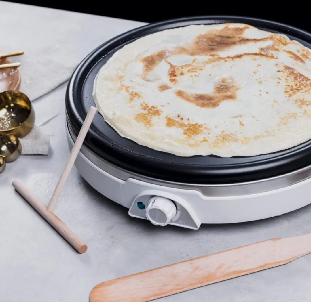 Cecotec Fun Crepestone XL Inox Crepemaker - 1350W - 38cm - afbeelding 4 van 6