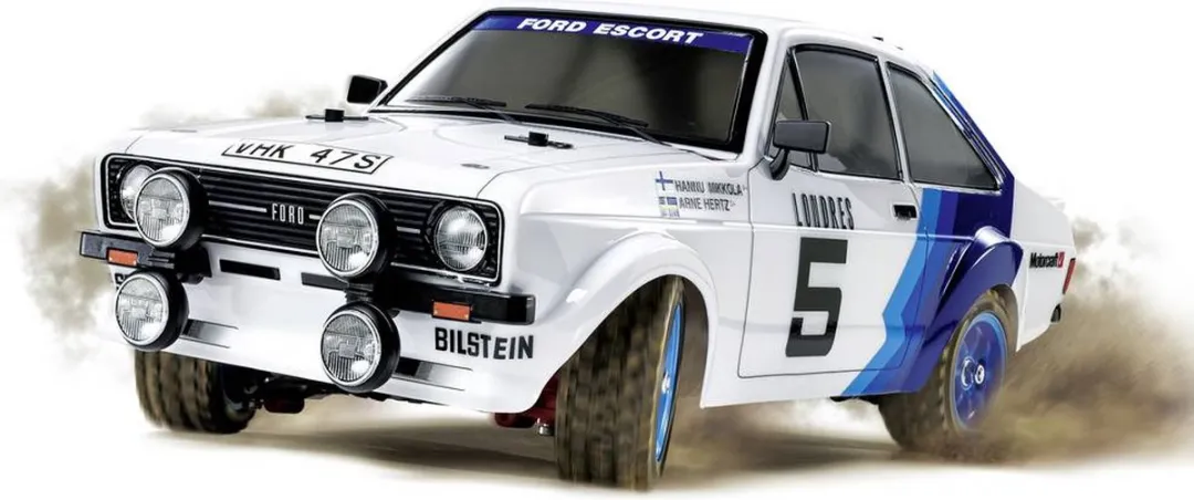 Tamiya 58687 RC Ford Escort MkII Bouwpakket - 1:10 - Kleurloos