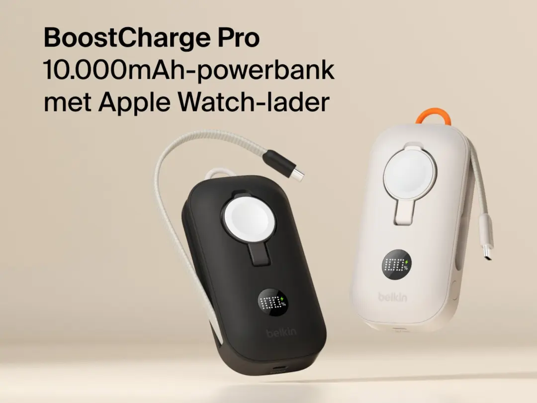 Belkin BoostCharge Pro BPD012HQSA Powerbank - Zand - afbeelding 4 van 6