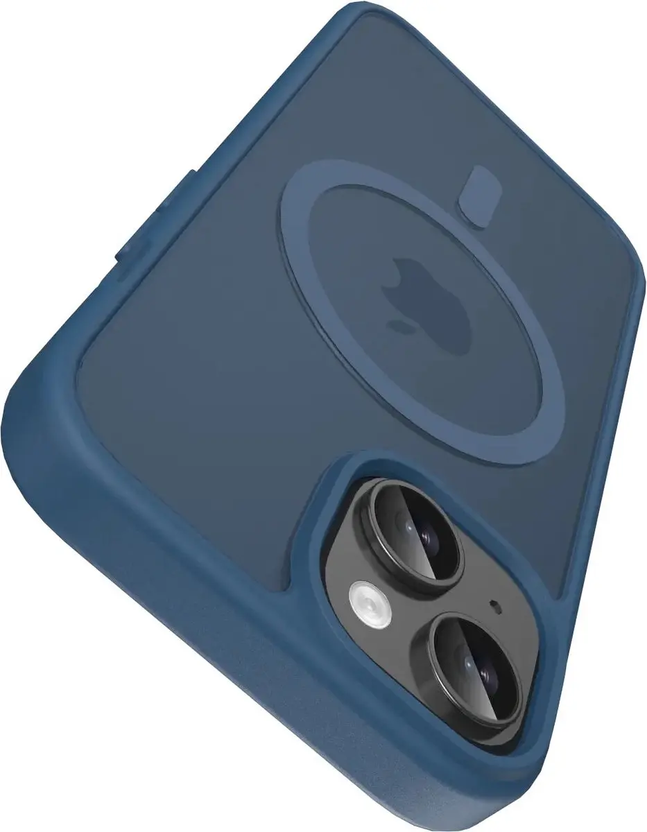 Buddi Frost Hoesje iPhone 17e/16e/15/14/13 - MagSafe - Donkerblauw - afbeelding 5 van 6