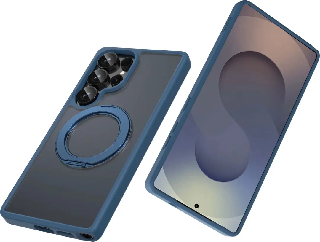 Buddi Frost Hoesje Galaxy S25 Ultra - MagSafe - Donker Blauw - afbeelding 3 van 6